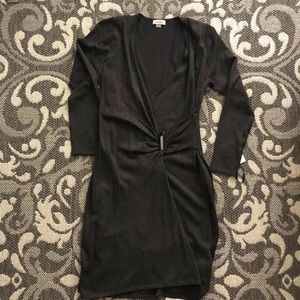 Calvin Klein knit wrap dress